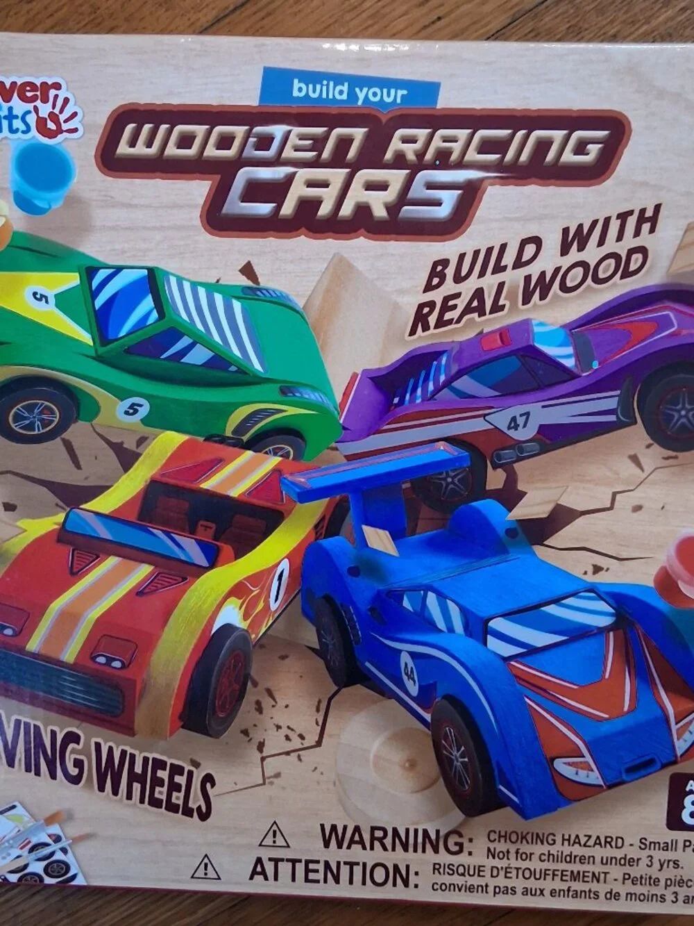 Clever Kits wooden Racing Cars